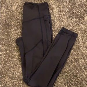 navy lululemon leggings size 8